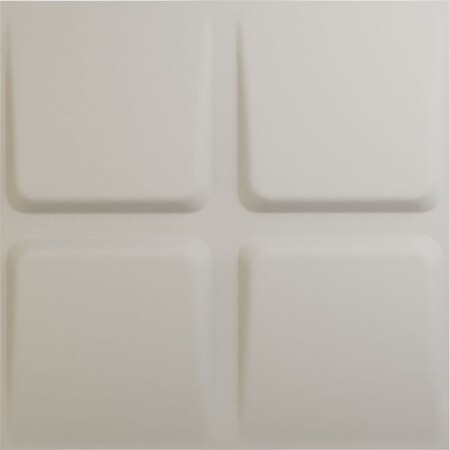 Ekena Millwork 19 5/8in. W x 19 5/8in. H Galveston EnduraWall Decorative 3D Wall Panel, Total 32.04 Sq. Ft., 12PK WP20X20GLGBW-CASE-12